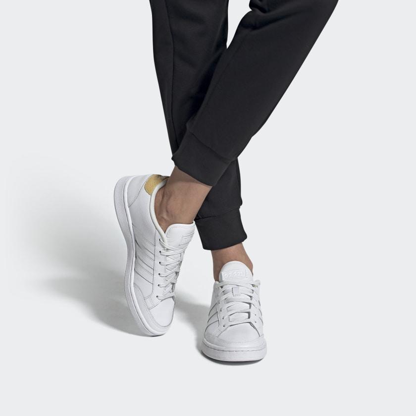 adidas Женские кроссовки Neo Grand Court Se 'White Yellow' FW3301