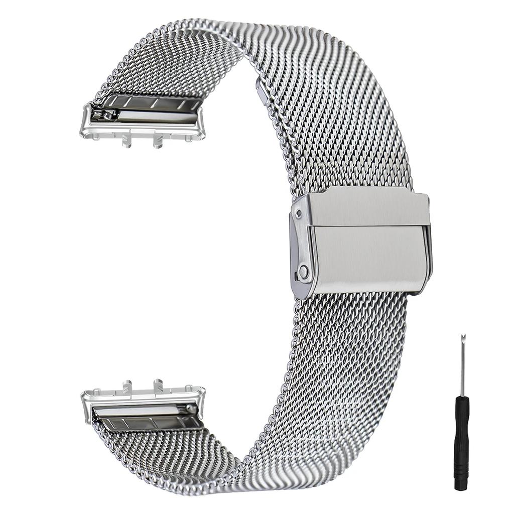 Металлический ремешок-петля из нержавеющей стали для умных часов Samsung Galaxy Fit 3 Браслет Correa для ремешка часов Samsung Galaxy Fit 3