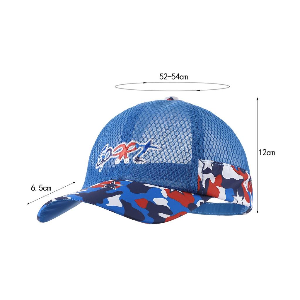 SIQITECH Летняя Дышащая Защита от УФ-лучей Идеально подходит для Поля и Спорта Синяя Детская Футбольная/Бейсбольная Кепка, Кепка для Мальчиков, 5-12, Сетка, Защита, Легкая,