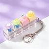 4-Key Reduce Pressure Toy Fruit Push Button Keychain Mini Keychain Pendant  Daily Use