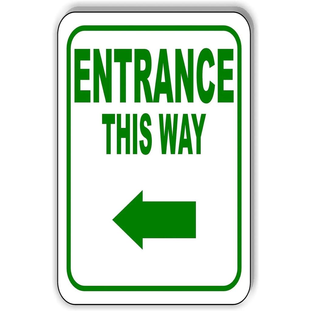 Винтаж Выход Вход Поворот Стрелка Металлические Оловянные Вывески Плакаты Пластины Настенный Декор для Баров Гараж Кафе Клубы Пабы Ретро Плакат Табличка