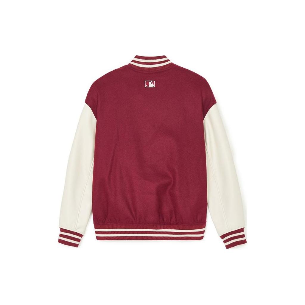 Новая бейсбольная куртка MLB SS24 Унисекс Красная 3AJPV0141-50WIS