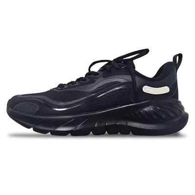 Li Ning Нескользящие Износостойкие Низкие Повседневные Беговые Кроссовки Мужские Черные ARSU105-6