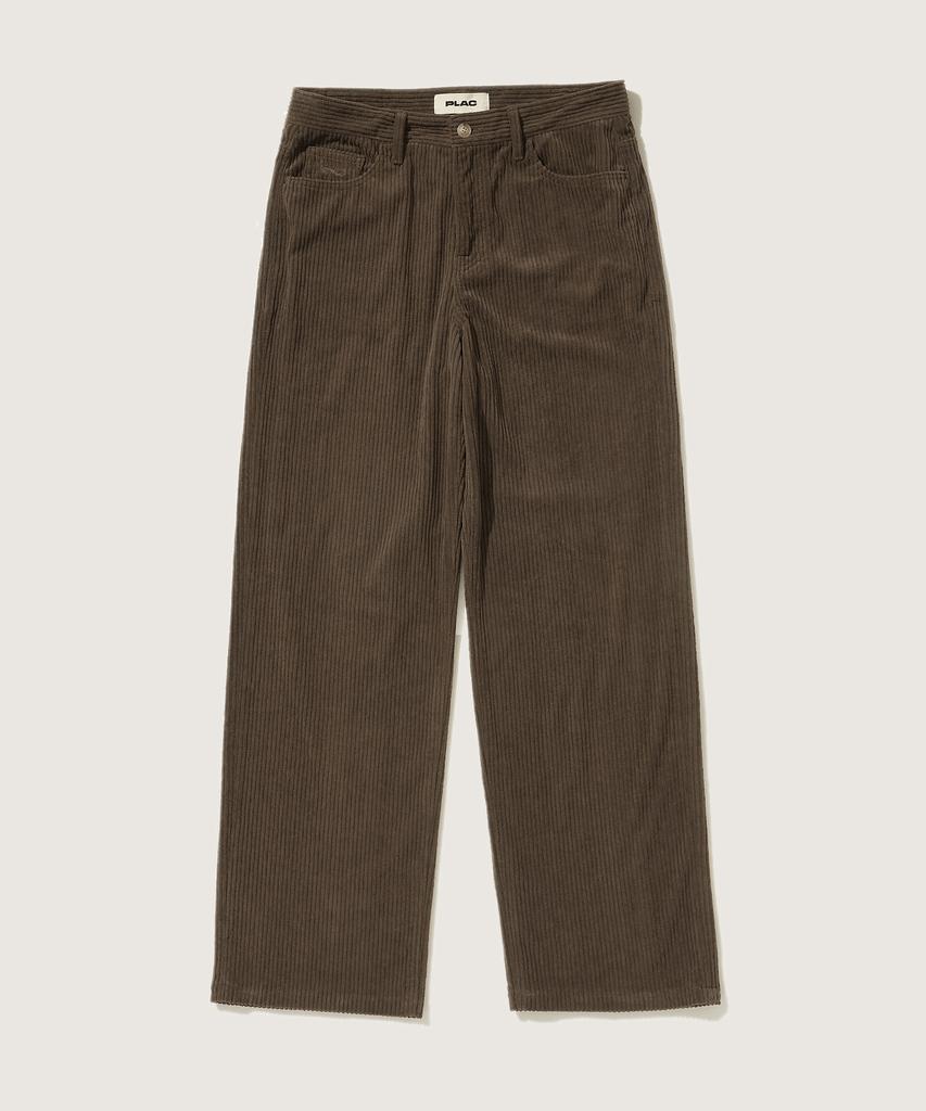 PLAC Corduroy Wide Pants M90 Rinse Brown