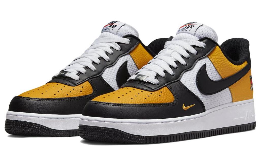 Nike Air Force 1 Low '07 LV8 Черный Золотой Сетчатый Материал DQ7775-700