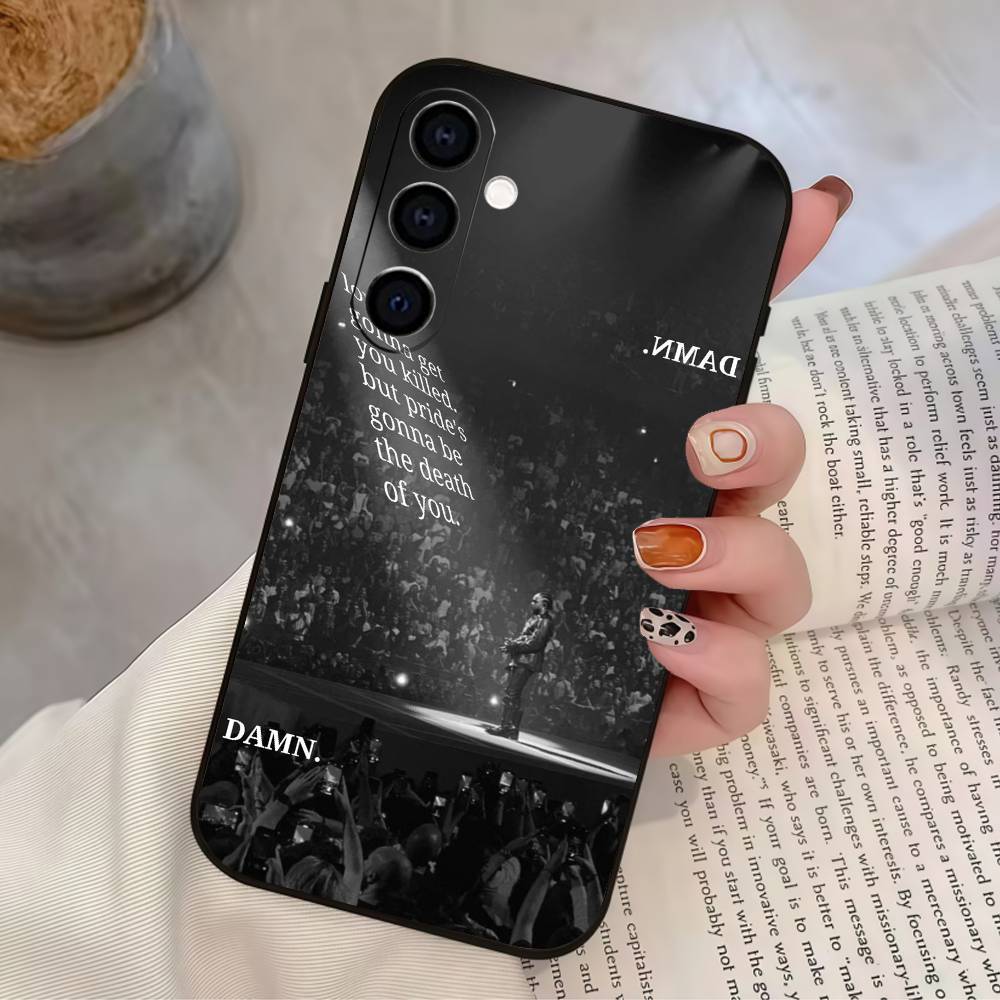 Чехол для телефона K-kendrick L-Lamar для Samsung Galaxy A73, A72, A71, A70, A53, A52, A51, Другие Мягкий Черный Чехол