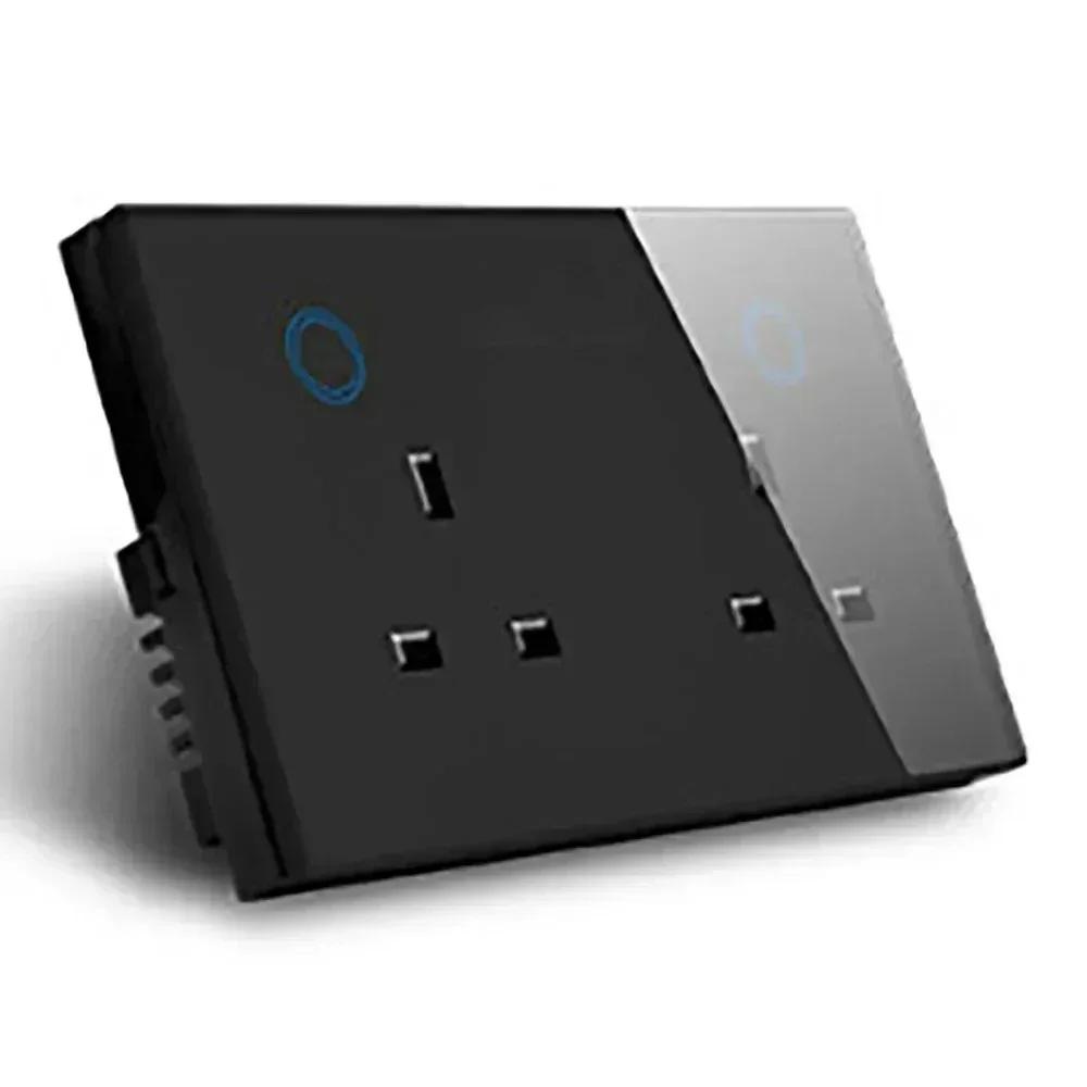 Melery Smart Tuya WiFi Dual UK Socket USB Type-C PD 20 Вт Сенсорное управление,Голосовое управлениеМониторинг электроэнергии, Alexa Google Home