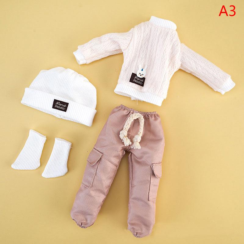 1 комплект, 32 см, костюм для куклы, 1/6, аксессуары для одевания куклы, зимний свитер, брюки