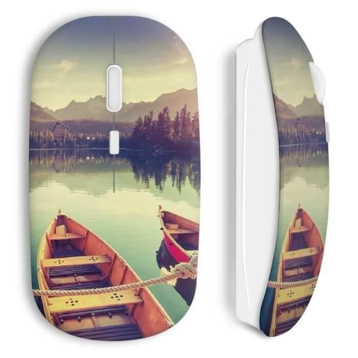 Peaceful Boat Wireless Mouse