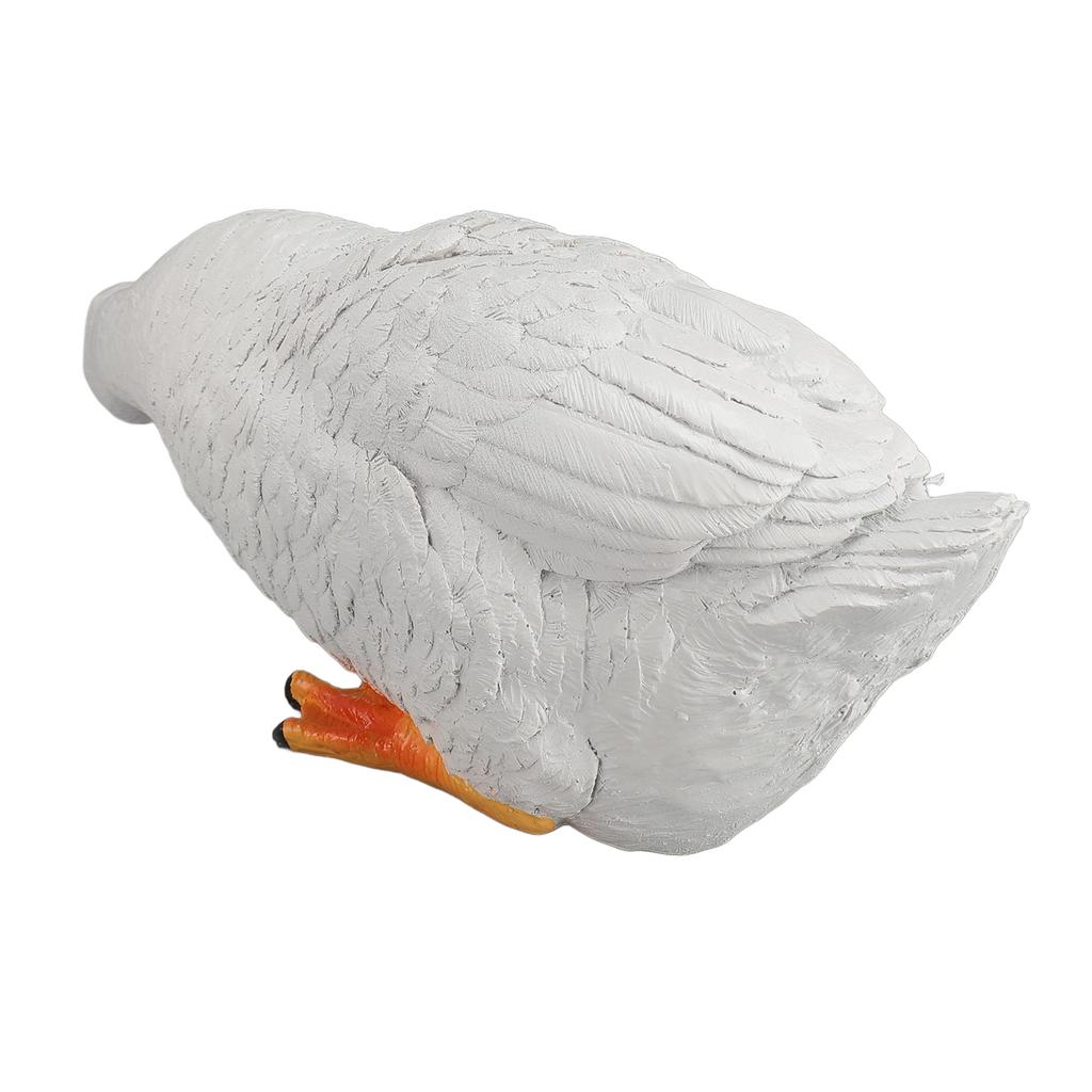 Статуэтка гуся из смолы, садовый декор, фигурка, украшение для лужайки у бассейна, двора, наружное украшение, смешное