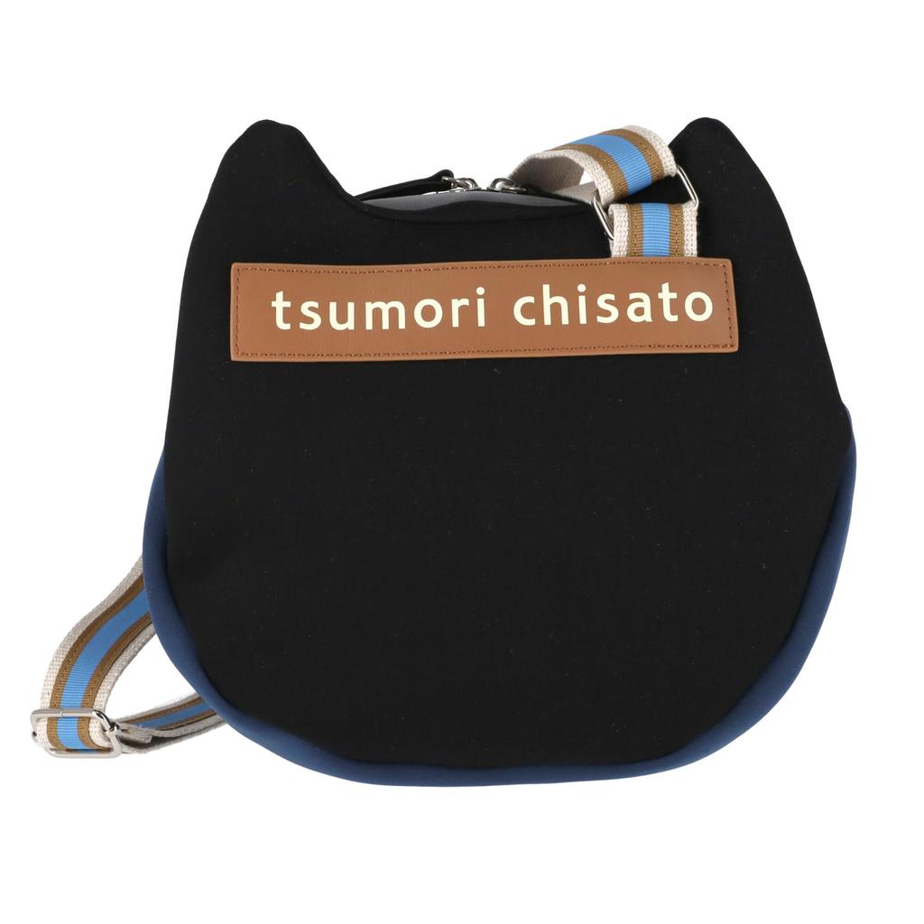 Сумка на плечо Tsumori Chisato с кошкой, уретан, черная