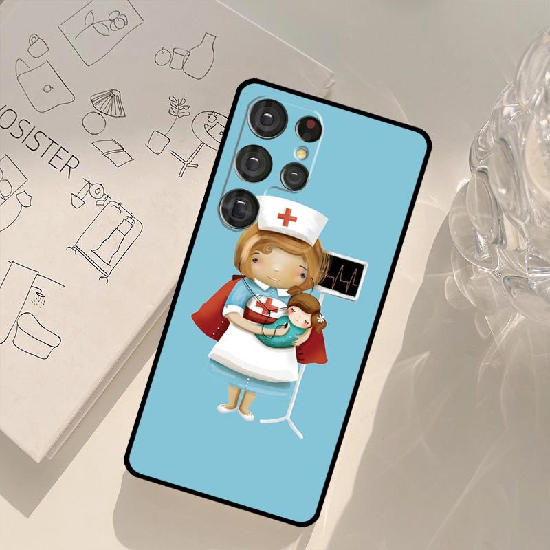 Чехол для телефона 'Медицина Доктор Медсестра' для Samsung Galaxy S25 S26 Ultra S20 S21 S22 S23 S24 Plus S10 S25 FE Задняя крышка