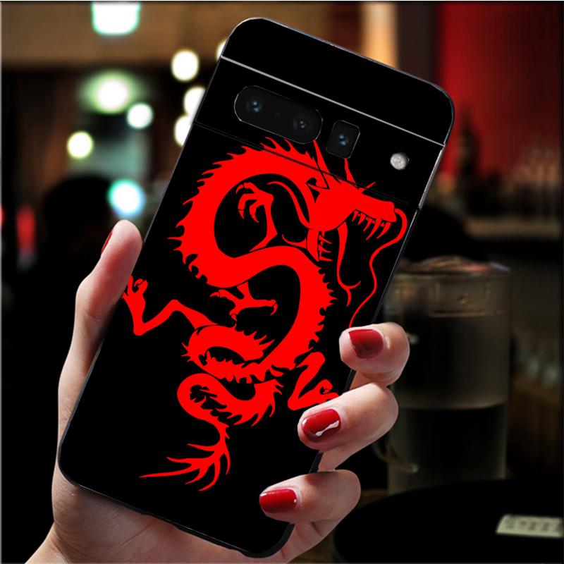 Чехол для телефона Google Pixel 7 Pro 7 6A 6 Pro 5A 4A 3A Pixel 4 XL Pixel 5 6 4 3 XL 3A XL 2 XL Dragon Case Funda