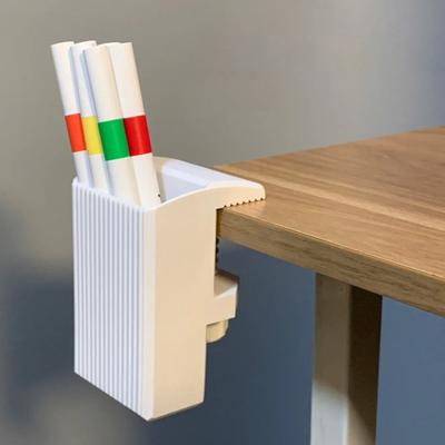 Подставка для ручек Подвесной ящик для хранения Многофункциональный настольный органайзер-зажим для ручек, наушников, зарядных кабелей и аксессуаров