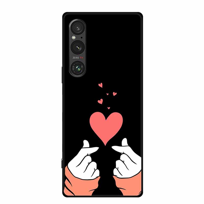 Для Sony Xperia 1 VI Чехол Роскошный Мягкий Силиконовый ТПУ Задняя Крышка Телефона для Sony Xperia1 VI 5G Милый Ударопрочный Цветы Мультяшный Чехол