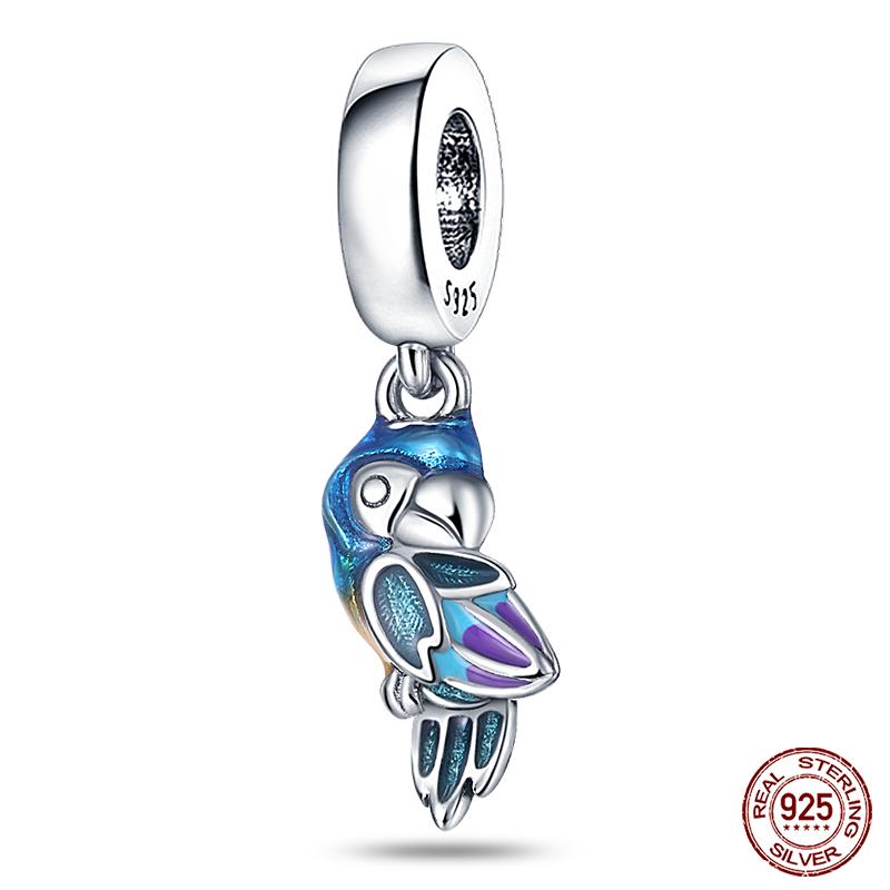 Серия Океан - Оригинальные Настоящие Медные Шармы Бусины Черепаха Краб Русалка Подходят Для Браслета 3 мм DIY Изготовление Подвеска