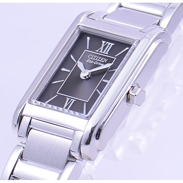 Citizen Женщины FRA36-2431 ( Смотреть FORMA Eco-Drive Women's) Прямоугольные часы из серебристого нержавеющего металла