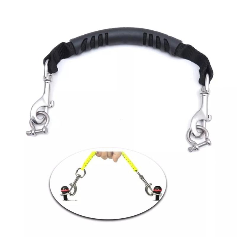 Scubas Diving Light Camera Handle With Swivels Hook And Clip Underwater Camera Rigs Lanyard Strap Diving Camera Lanyard