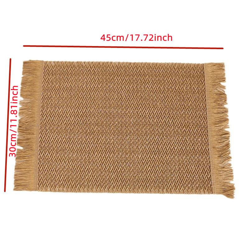 1шт льняной коврик для стола подставки под приборы салфетка столовый декор столовая посуда коврик для дома свадьба вечеринка украшение дома