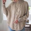 Autumn Winter Solid Color Knitted Cardigan Women Vintage O-Neck Loose Sweater Tops Female Korean Fashion Retro Clothes New