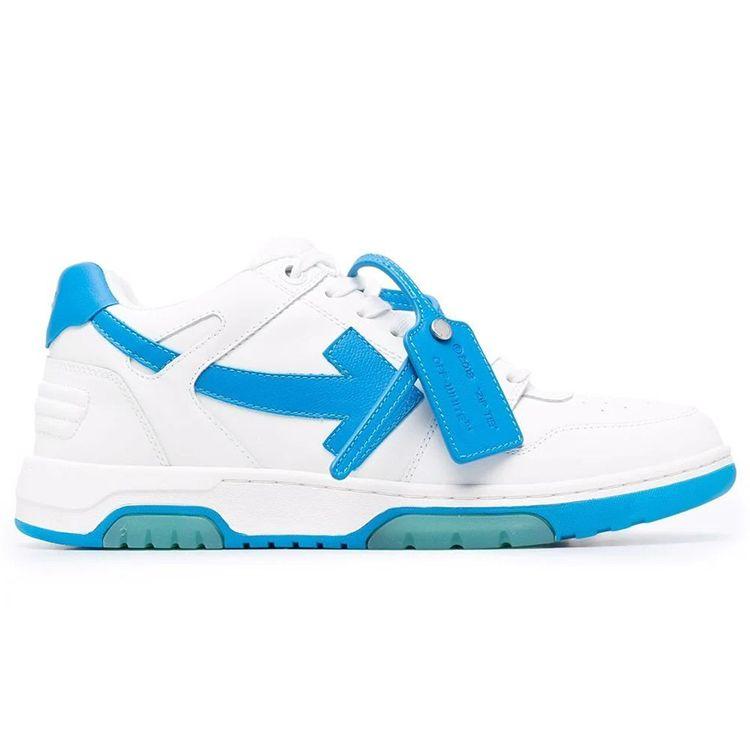 Off-White Out of Office Low White Blue Unisex Sneakers OMIA189F21LEA002-0145