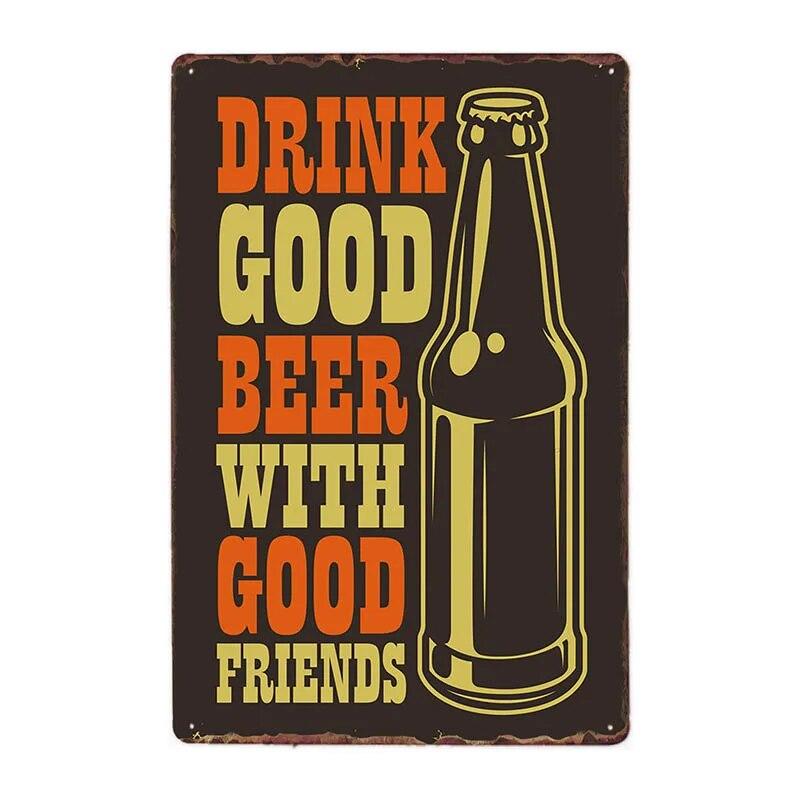 Pin Up девушки пиво металлические знаки винтажная доска сексуальная леди паб-бар настенный постер живопись домашний декор 20x30 см