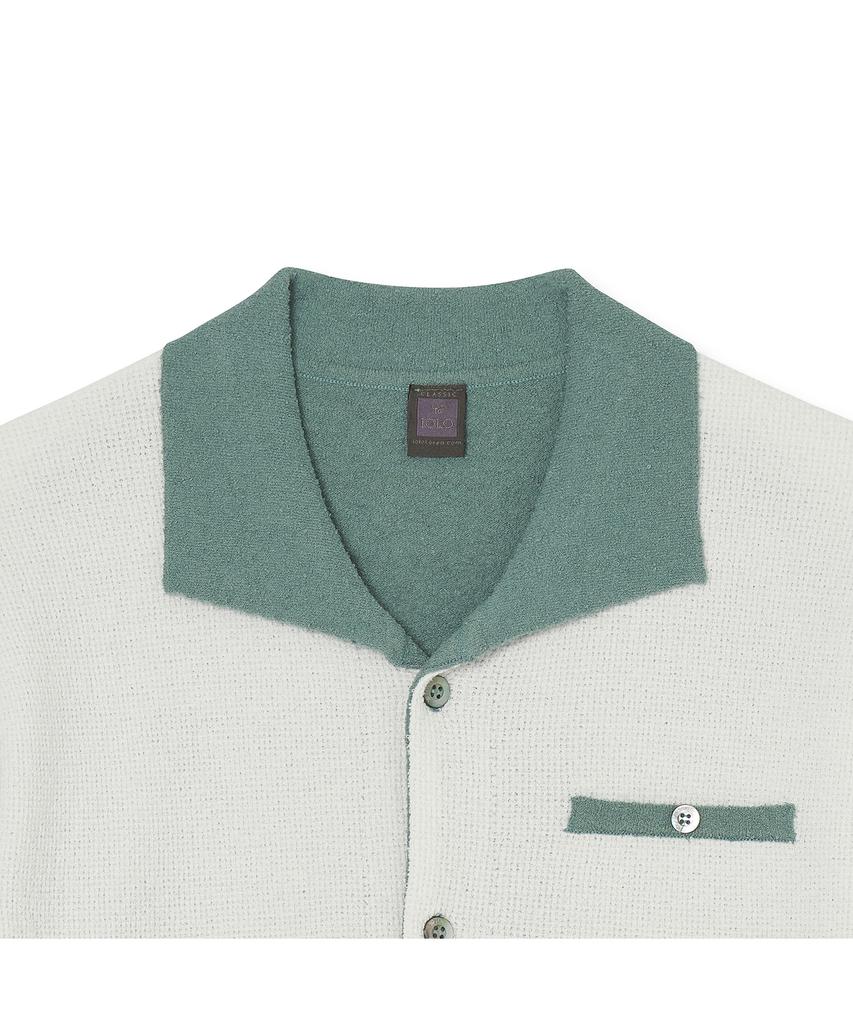 IOLO Two-Tone Retro Shirt_White