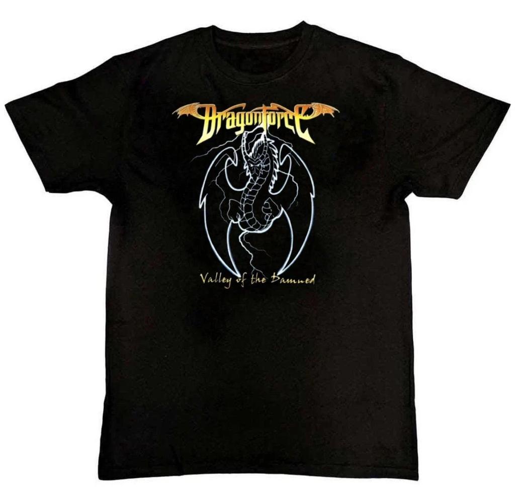 Редкая унисекс мужская футболка с графическим принтом группы DragonForce