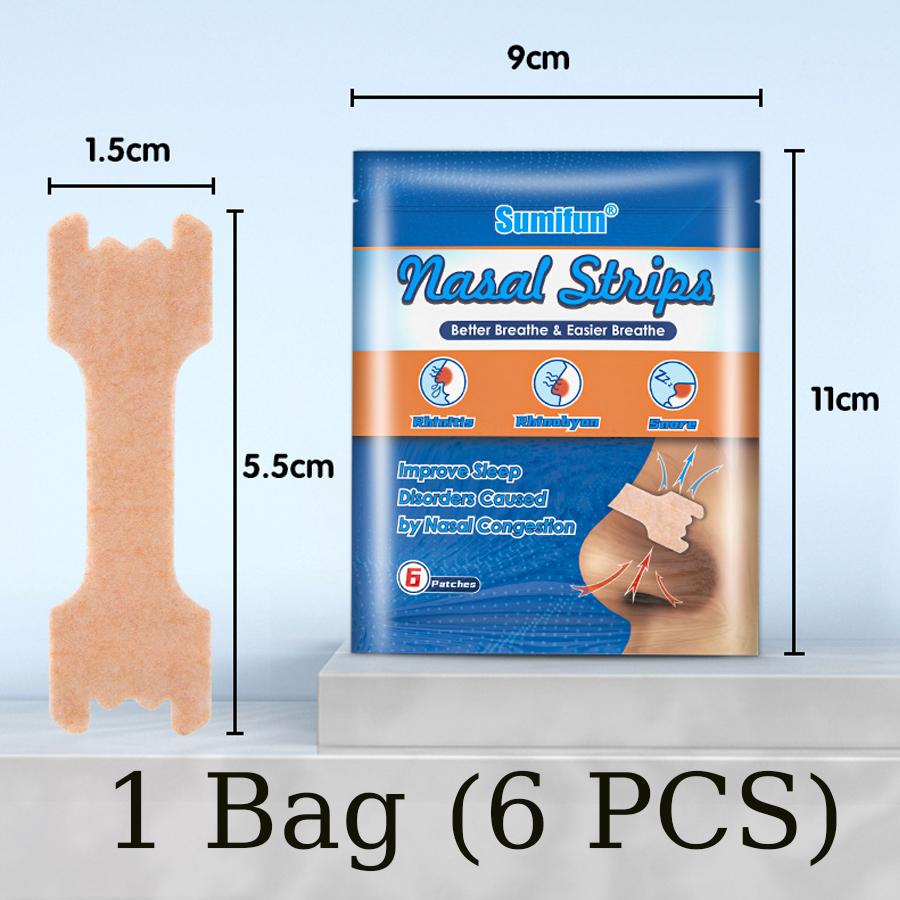 Sumifun 6/12/30 Pcs Anti-snoring Strips Easier To Breathe Help Breathing Reduce Snoring Nasal Strips Better Sleep Breathe Health Care
