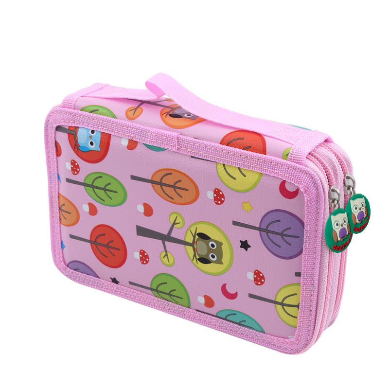 Многосекционный красочный студенческий пенал-бокс для карандашей и маркеров большой вместимости, для эскизов и рисования, для кистей, канцелярский