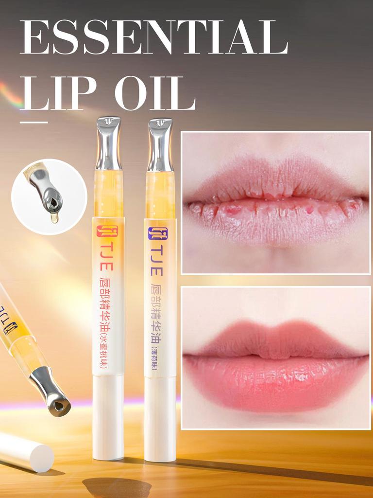 TJE Lip Essence Oil 1.7g Moisturizing, Hydrating, Anti-Cracking, Light Lip Line Primer Lip Care Oil