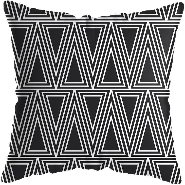 Наволочка с геометрическим рисунком, абстрактная подушка, короткая плюшевая подушка для дома, дивана-кровати, офиса