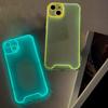 Ночной светящийся силиконовый мягкий чехол для телефона iPhone 14 15 16 Plus 11 12 13 14 Pro Max X XR XS Max прозрачные задние крышки