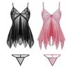 Women Lace Suspender Dress Nightdress Fantasy Lingerie Stretch Lace Babydoll Robes Loungewear