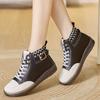 Женская Новая Белая Обувь Весна и Осень Женская Обувь Мягкая Подошва Кожаная Повседневная Обувь Модные Женские Ботинки De Mujer
