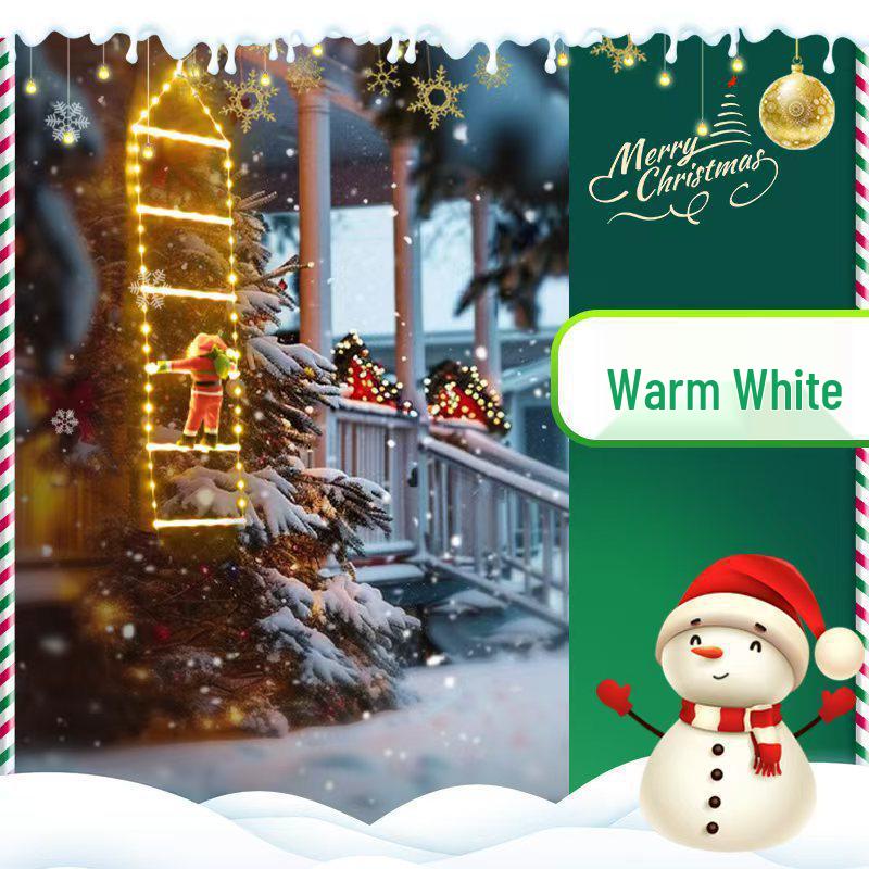 Светодиодная гирлянда «Дед Мороз»: Декоративные праздничные огни для помещений/улицы