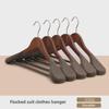 Wide Shoulder Solid Wood Hangers for Leather and Cashmere Coats