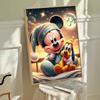 DIY Diamond Painting Mickey Mouse and The PuppyCross Stitch Kit Mosaic Art Diamond Painting Full Circle Diamond Home Decoration