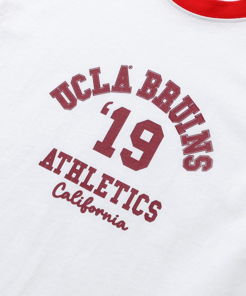 Женская футболка с коротким рукавом UCLA 19ucla Ringer Color Block [Белый] (Uc6Stac)