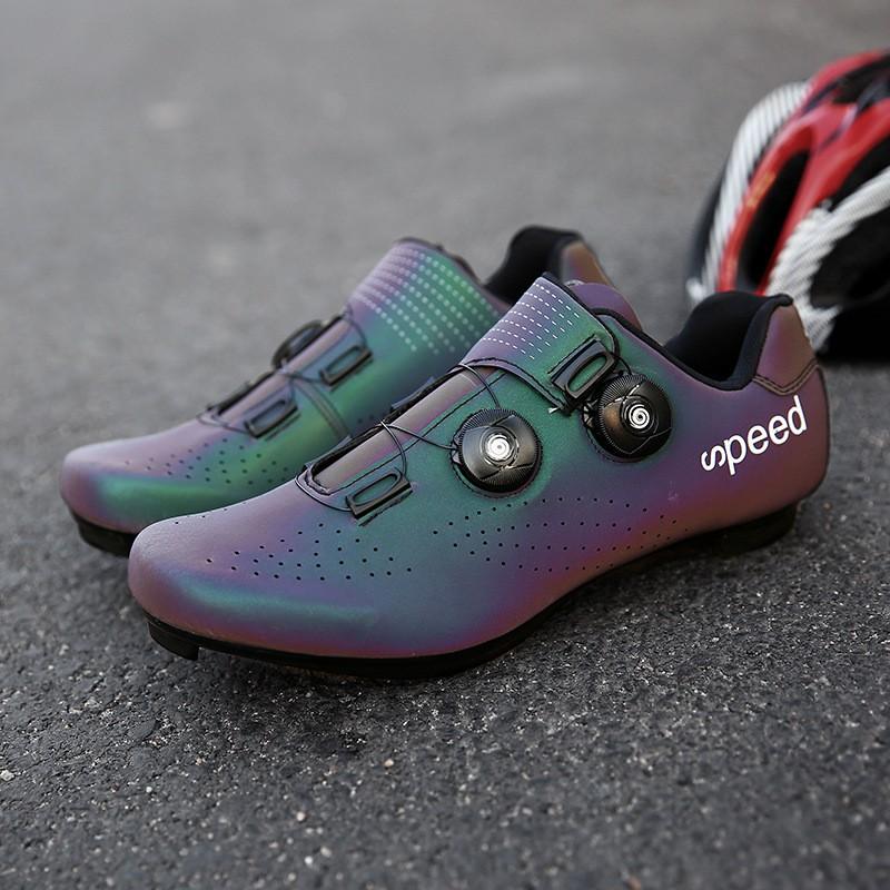 Unisex Cycling Shoes With SPD/Click-in Cleat System Rotating Dial Low-Cut Breathable Lightweight Mountain Road