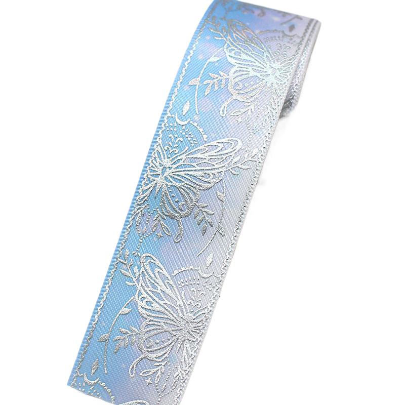 2,5 см*1 м/рулон обертка DIY несколько цветов декоративный узор горячего тиснения брошь значок градиент головной убор шляпа 9 цветов