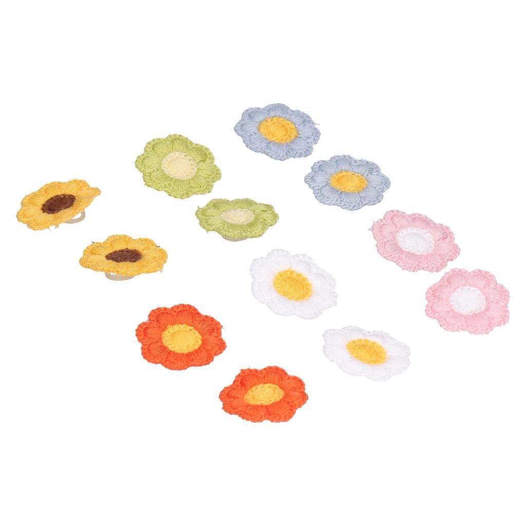 24 шт. Бантики для волос для собак Милые смешанные цвета Уход за питомцем Цветок Топнот с резинкой для кошки