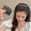 Хрустальные цветы гребень челка заколка для волос для женщин коса сломанная шпилька вставной гребень зажим для волос для девочек аксессуары для волос ювелирные изделия
