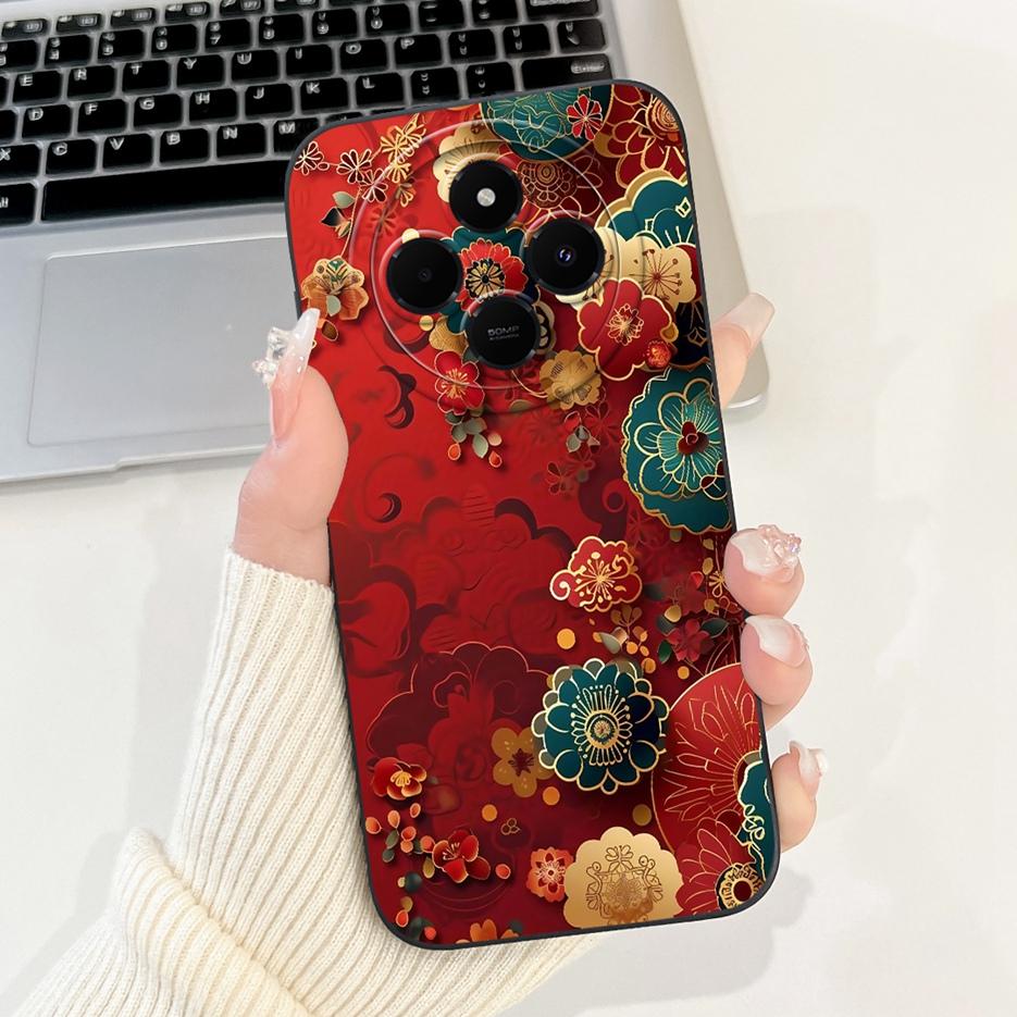 Чехол для Xiaomi Redmi 14C Poco C75 Новая модная мультяшная крышка Ударопрочный чехол для телефона для Xiaomi Poco C75 Redmi 14C Мягкий ТПУ Fundas