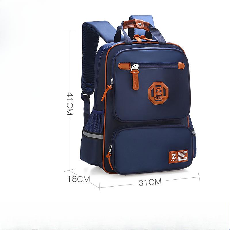 Школьные ранцы в британском стиле для учеников начальной школы и детей, рюкзаки с функцией снижения нагрузки