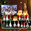 Календари адвента Yousheng Gnome 2025 24 дня Календарь обратного отсчета до Рождества с 24 коллекционными фигурками Светящиеся гномьи украшения для домашнего декора