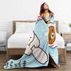 Rilakkuma Korilakkumas  Blanket Quality Super Soft  Throw Blanket Winter Boy Girl Couch Bed Aesthetic Bedspread