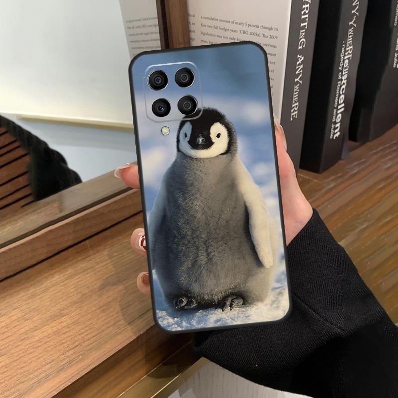 Пингвин Снег Арктика Милое Животное Чехол Для Samsung Galaxy M56 M06 M16 M36 M52 M32 M12 M54 M34 M14 M35 M55 M15 M11 M31 M13 M53