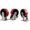 Haistik Industrial Heavy-Duty Polyurethane Caster Wheel