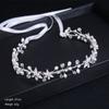 Ornaments Hair Jewelry Bridal Hair Vine Pearl Leaf Wedding Hair Accessories Bride Crystal Headband
